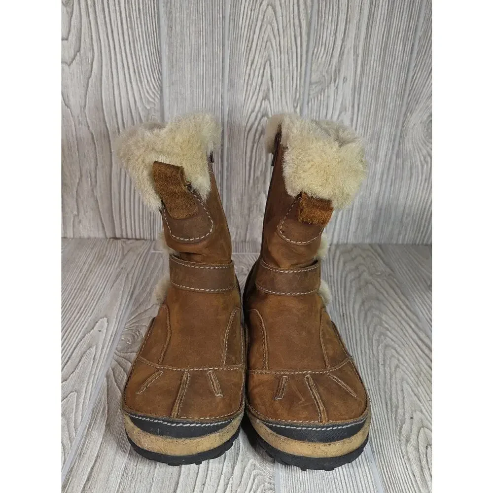 Merrell Taiga Buckle Waterproof Leather Boots Womens Size 7.5